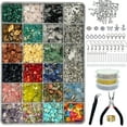 Jewelry Making Supplies Kit 1587 PCS Beads, Crystal Beads, Jewelry