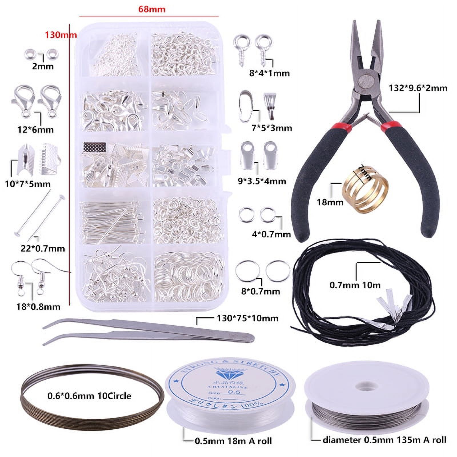 Jewelry Making Supplies Kit - Jewelry Repair Tool with Accessories