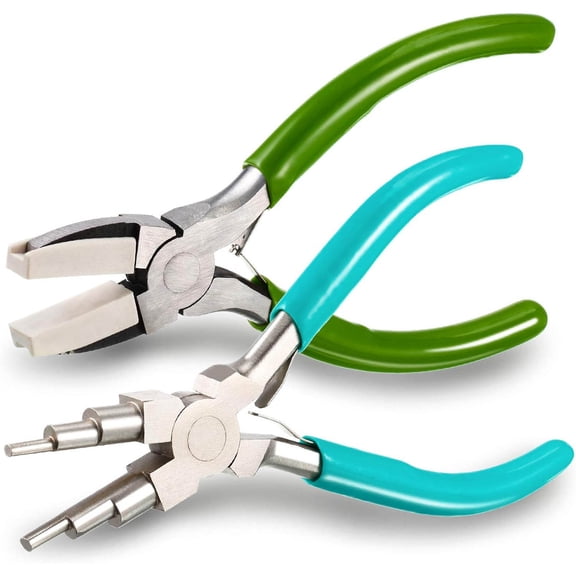 Jewelry Making Tool Bail Making Pliers 6 in 1 Jewelry Pliers Wire Bending Pliers for Beading Looping Shaping Wire DIY Crafts