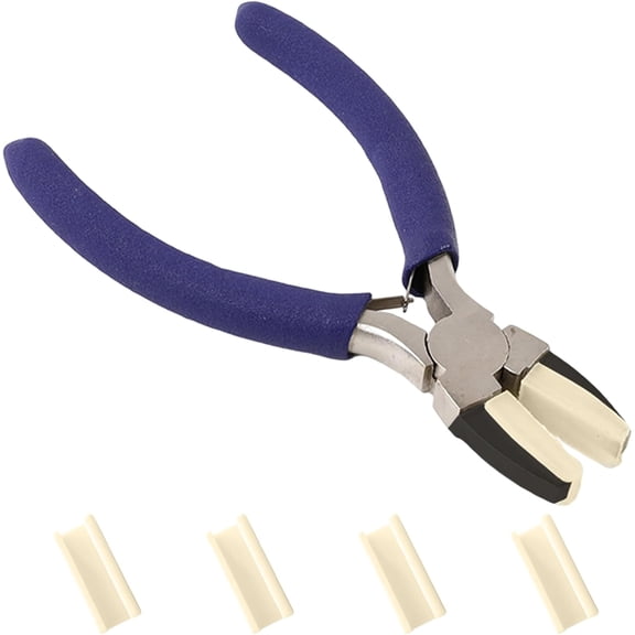 Jewelry Making, With 4 Pcs Collet Jewelrys Making Tools For Wire Cutting, Wrapping, Straightening, Shaping, Crimping(Blue)