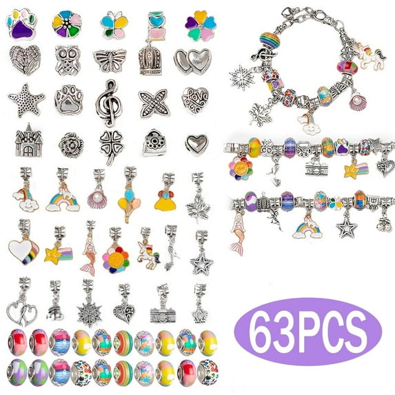 Jewelry Making kit Bracelet Kit Arts and Crafts DIY Bracelet Set for Women Christmas Birthday Gift Multicolor