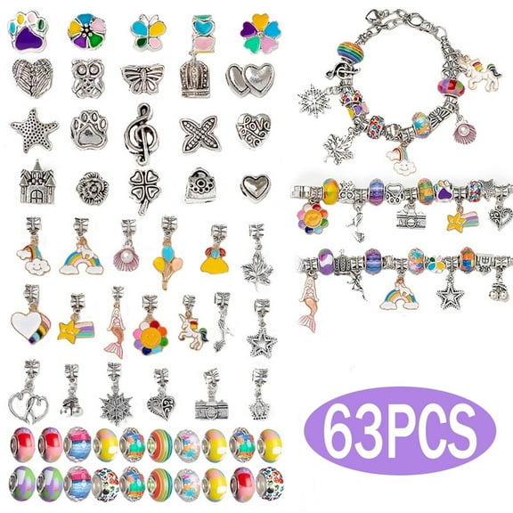 Jewelry Making kit Bracelet Kit Arts and Crafts DIY Bracelet Set for Women Christmas Birthday Gift Multicolor