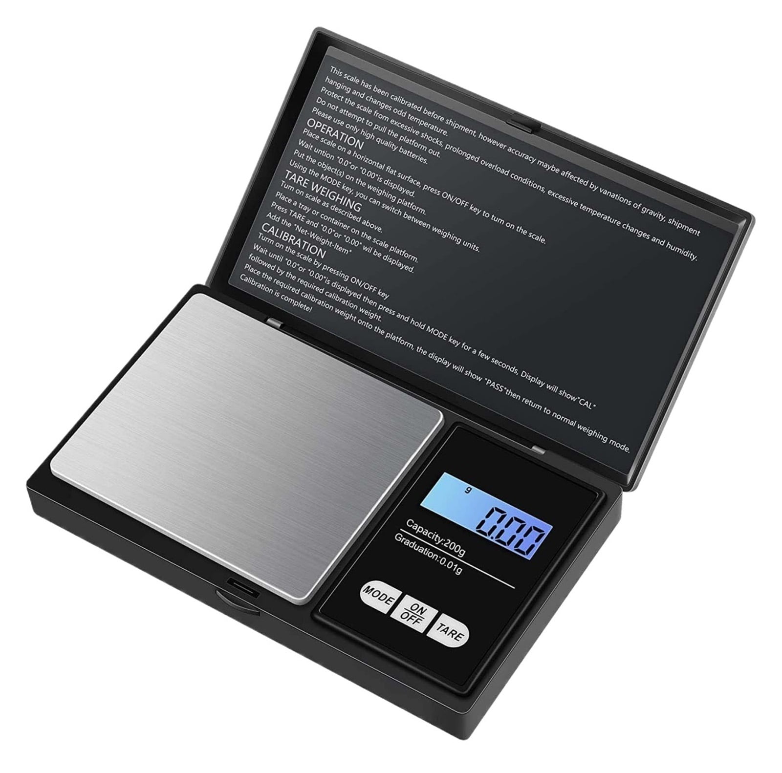 Jewelry Mini Stainless Steel Electronic Scale Digital Pocket Scale, Gold Gram Balance Weight Scale Portable Pocket Scale ,Simple Operation