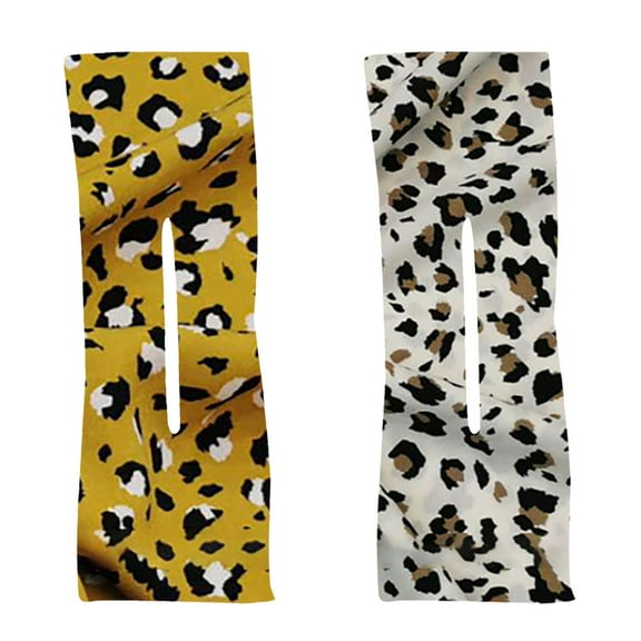 Jewelry On Clearance Lightweight French Retro Hair Band Korean Printed Donut Flower Headband 2Pcs Multicolor