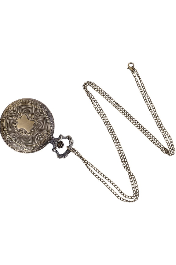 Jewelry On Clearance Men And Women Couple Pocket Watch Retro Quartz Hanging Table Commemorative Table Bronze