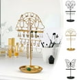 thumbnail image 1 of Jewelry Organizer under $5! CQCYD Butterfly Jewelry Organizer, Hanging Earring Necklace Display Rack, Vertical Bracelet Holder, Metal Storage Stand for Vanity, 1 of 9