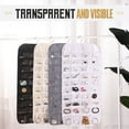 thumbnail image 1 of Jewelry Organizer under $5! Xqxayjr Hanging Jewelry Organizer with 80 Pockets, Non-Woven Storage Bag for Necklace and Earrings, Transparent PVC Window Jewelry Holder, Door Mounted Organizer, 1 of 9