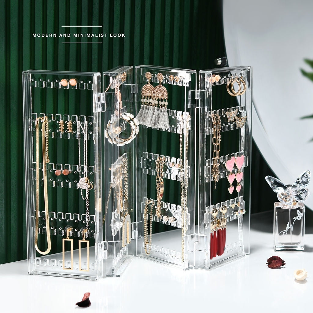 Clear Acrylic Bracelet Holder with 3 Tier Racks, Jewelry Organizer Stand  and Display Jewelry Organizer for Wrist Watch