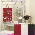 thumbnail image 1 of Jewelry Organizer Bag under $5! CQCYD Hanging Jewelry Organizer, Door Storage Bag for Small Items, Wall Mount Jewelry Holder, Multi Pocket Organizer for Earrings Necklaces, Closet Door Organizer with, 1 of 9