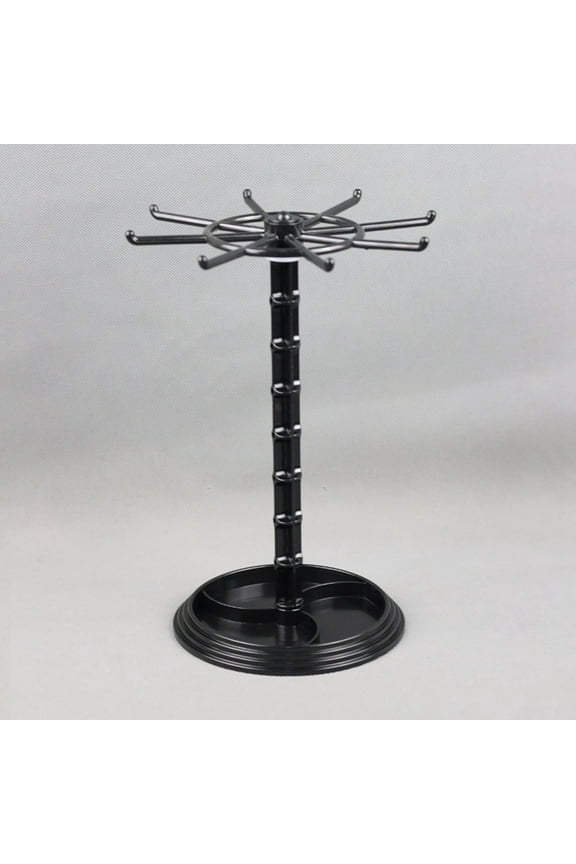 Jewelry Organizer Hanging Rack/rotating Jewelry Display Stand/jewelry Hanger Necklace Holder/for Dresser Watch Counter Bathroom , Tall Black