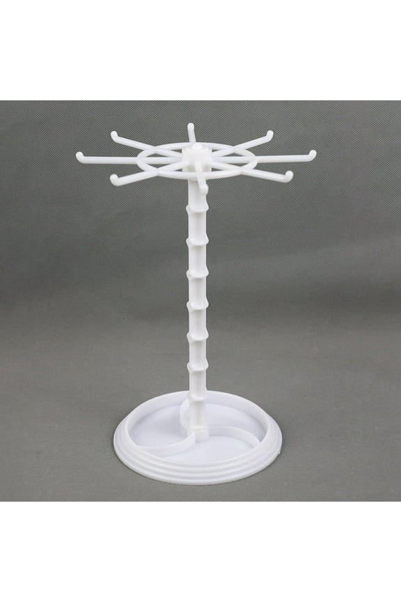 Jewelry Organizer Hanging Rack/rotating Jewelry Display Stand/jewelry Hanger Necklace Holder/for Dresser Watch Counter Bathroom , Tall White