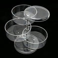 thumbnail image 1 of Jewelry Organizer, Jewelry Box, Transparent Plastic 360 Degree Rotation Jewelry Rack with 3 Layers Drawer for Easy Access to All Your Jewelry and Small Beauty Accessories, 1 of 7