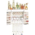 thumbnail image 1 of Sfugno Jewelry Organizer, Wood Wall Mounted Jewelry Holder and Jewelry Storage for Necklaces Bracelets Earrings Rings Display, 1 of 9