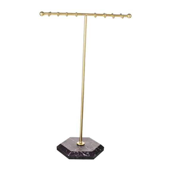 Jewelry Organizer/ Necklace Hanger with 16 Hook/ Stable Base Jewelry Display Stand/ Jewelry Holder for Rings Shops Shows Vanity Stores Aureate