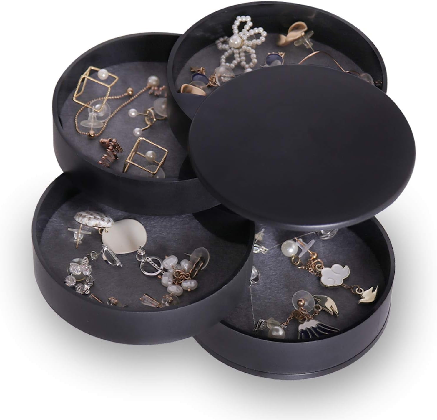 Black Foam Ring Display Pad - Standard Size Jewelry Tray Insert