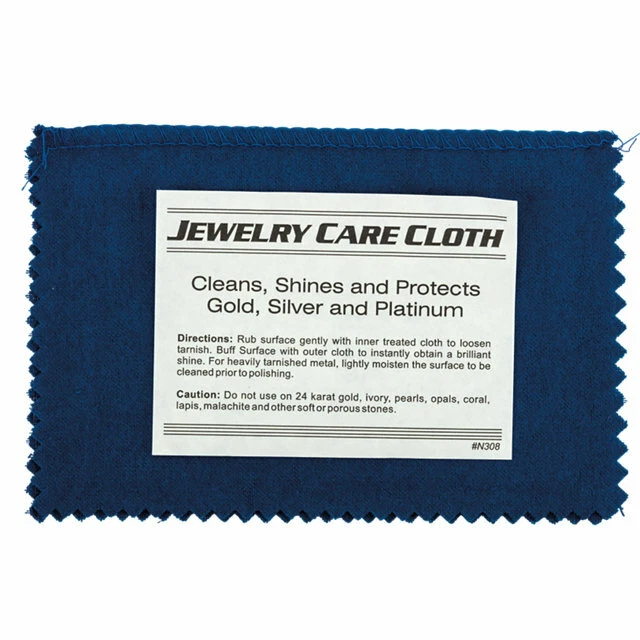 PET KARE Jewelry Polishing Cloth Clean Restore Shine Protect Silver Gold Copper