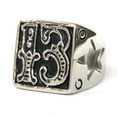 thumbnail image 1 of Jewelry Retro Domineering Domineering Ghost Head Men's Titanium Steel Ring, 1 of 4