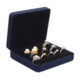 thumbnail image 1 of Jewelry-Ring Box Portable Small Storage Display-Case Fashion Tray Holder Showcase for Travel or Home, 1 of 8