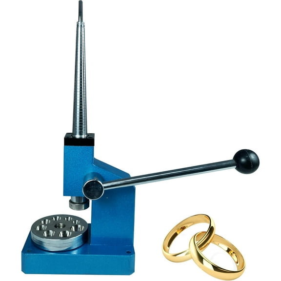 Simond Store Ring Stretcher Size Enlarger Reducer, 4 Spline Mandrel, Ring Size 1-33, High Precision Ring Size Adjuster Jewelry Making Tool for Rings and Bands Resizing
