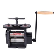 Jewelry Rolling Mill Flat Rolling Mill 110/130mm Manual Jewelry Press Rolling Mill Machine Wire Flat Metal Sheet Roller Jewelry Marking Tools Black