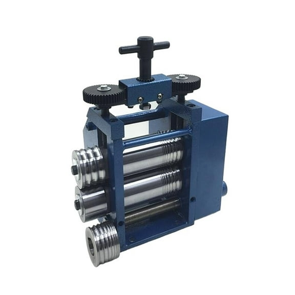 Jewelry Rolling Mill Tablet Machine craft jewelry tool and Equipment newest BLUE Rolling Mill ( 4 ROLLERS ), Hand Operated ,Power Tools
