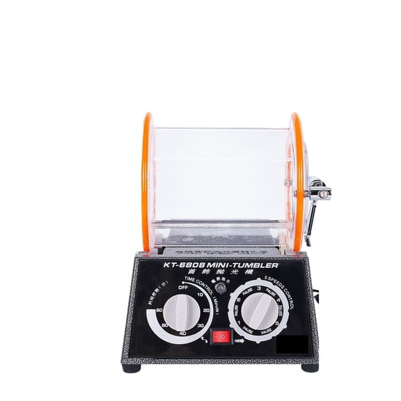 Jewelry Rotary Tumbler Polisher With Timer 5-Speed Control Jewelry Cleaning Polishing Machine Tool ,Easy to Use