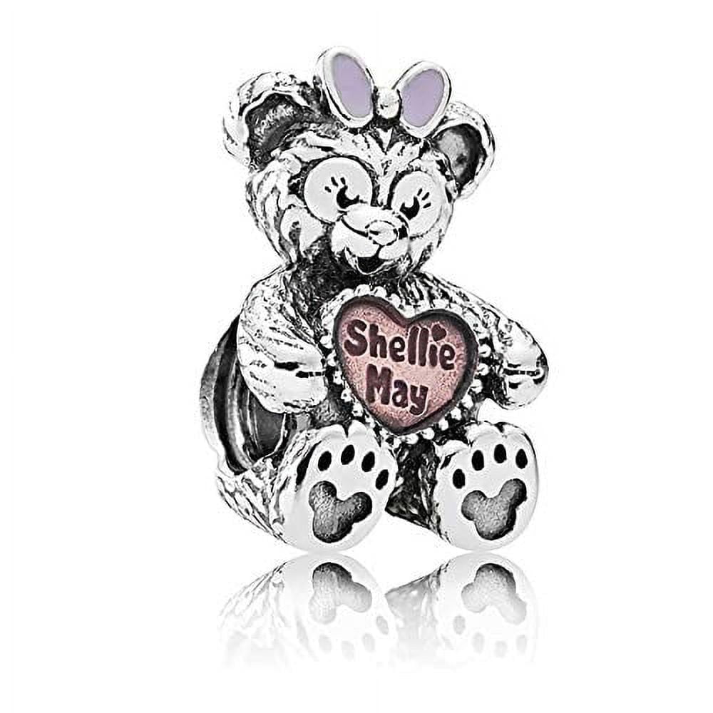 Disney ShellieMay The Disney Bear Pink Charm, Sterling Silver