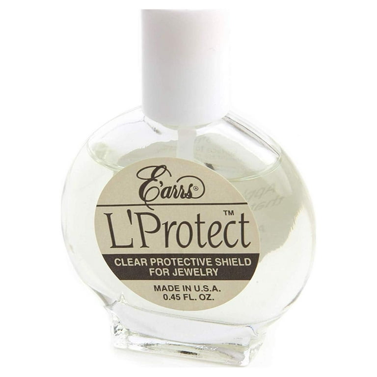 E'arrs Jewelry Shield | Clear Protective Coating | L'Protect | 0.45 Ounces | 1 Bottle