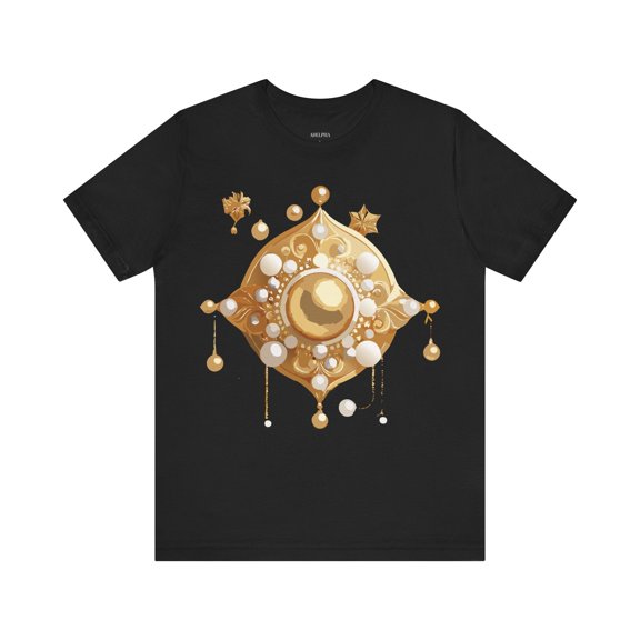 Jewelry Graphic Unisex 100 Cotton Vintage Treasure Art T-Shirt 31