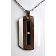 thumbnail image 1 of Jewelry Silver Tag with Wood, 1 of 1