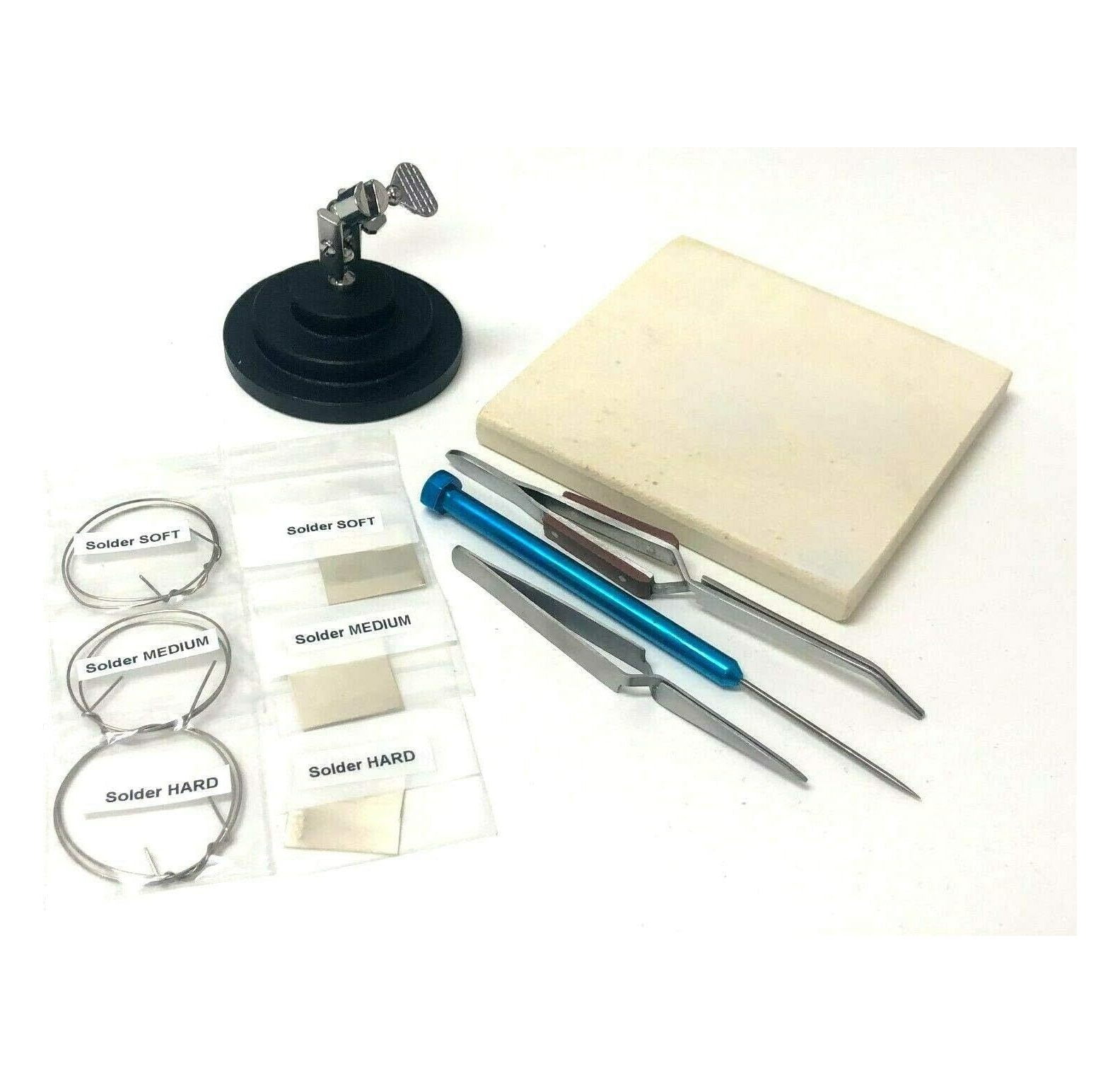 Jewelry Soldering Kit Ceramic Board Silver Solder Third Hand Base