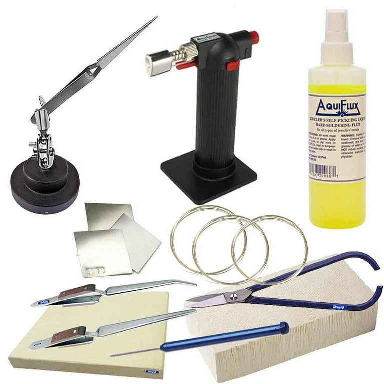 Jewelry Soldering Kit Tools and Supplies to Make & Repair Jewelry Solder Set