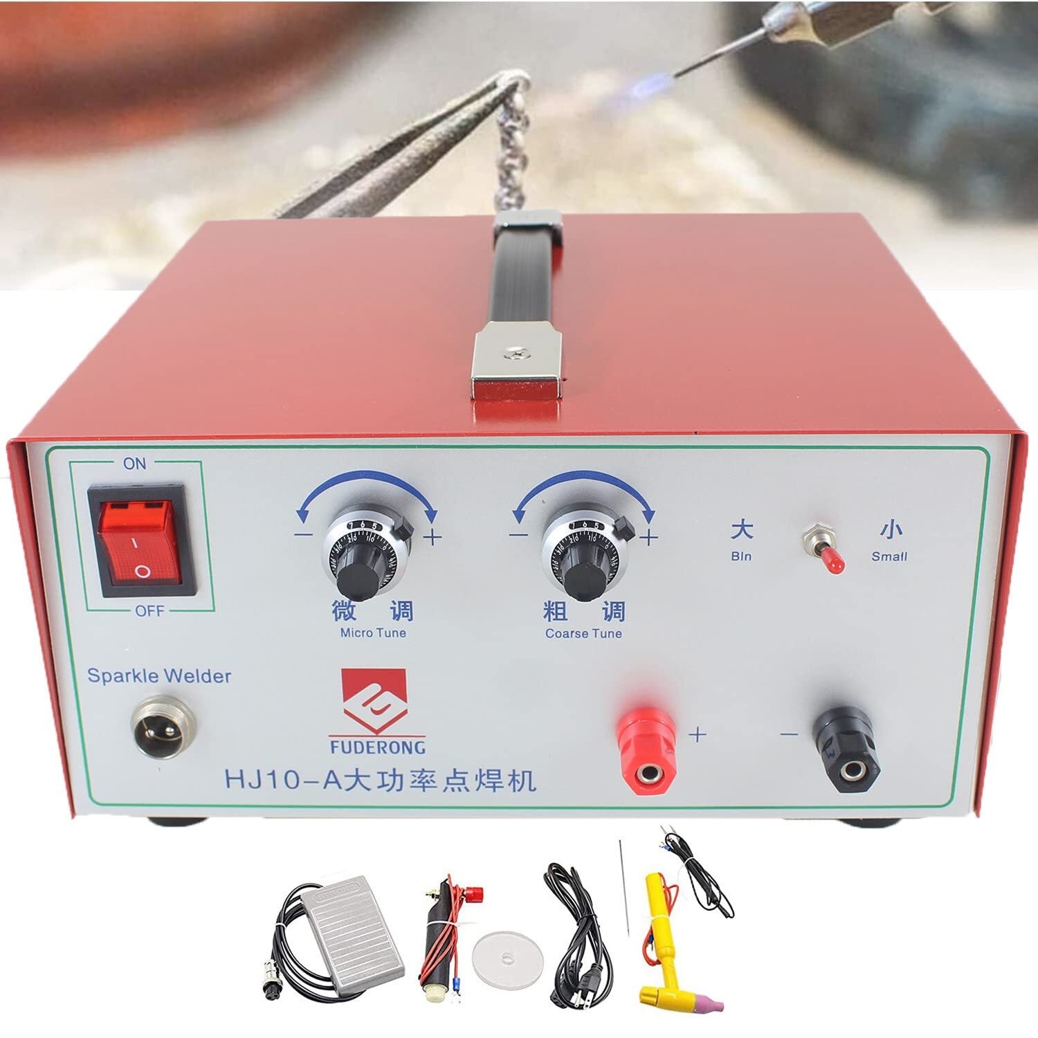 Machine à Souder Par Points Pulsés 80A Pour Bijoux (or, Argent) - 600W, 220V - Neuve