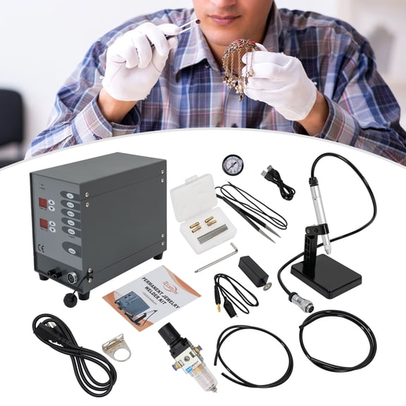 Jewelry Spot Welder Repair Tool Automatic Pulse Argon CNC Spot Welding Machine