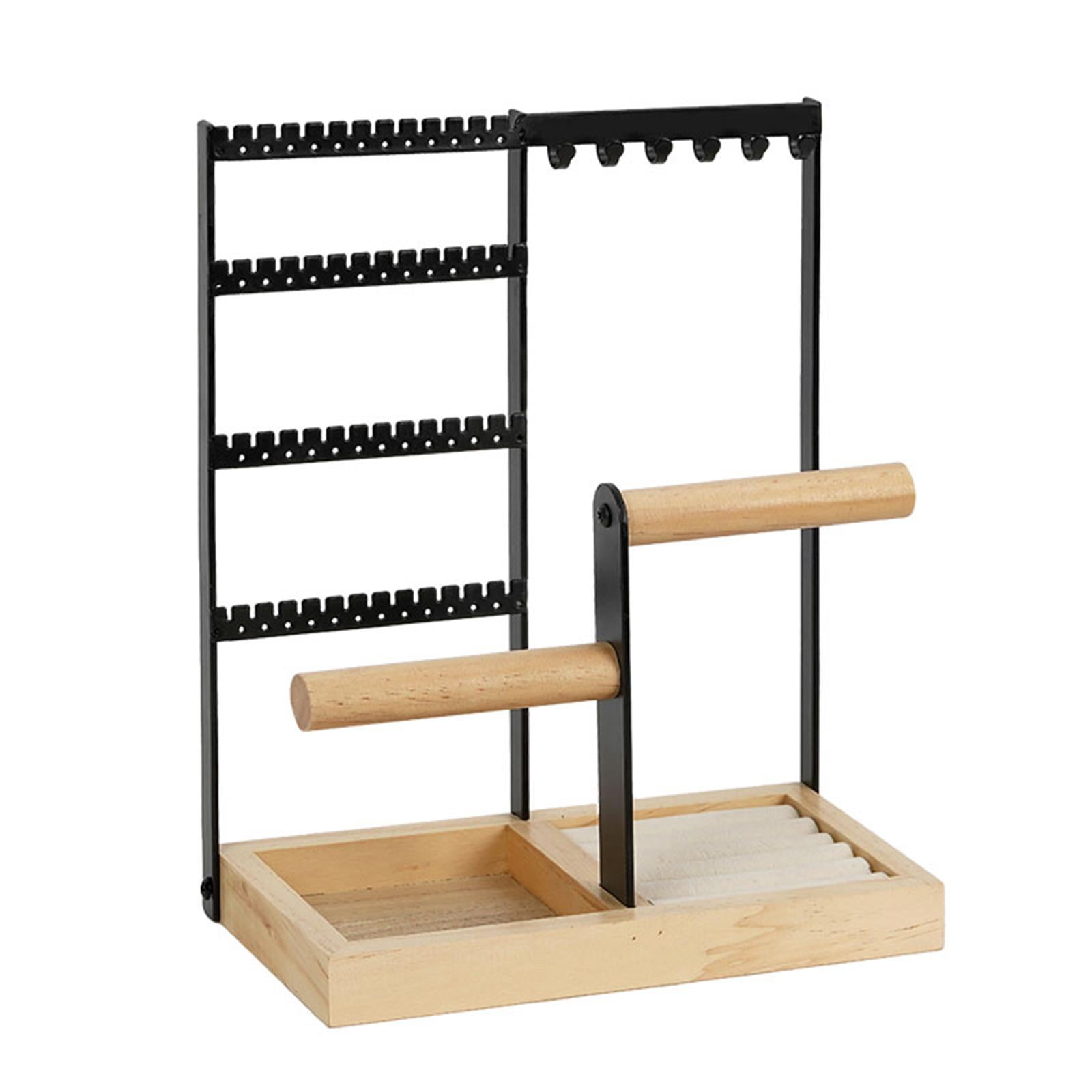 Two Axis Four Frame Jewelry Stand Holder Four Layers Black Two Axes Support Frame - Walmart.com