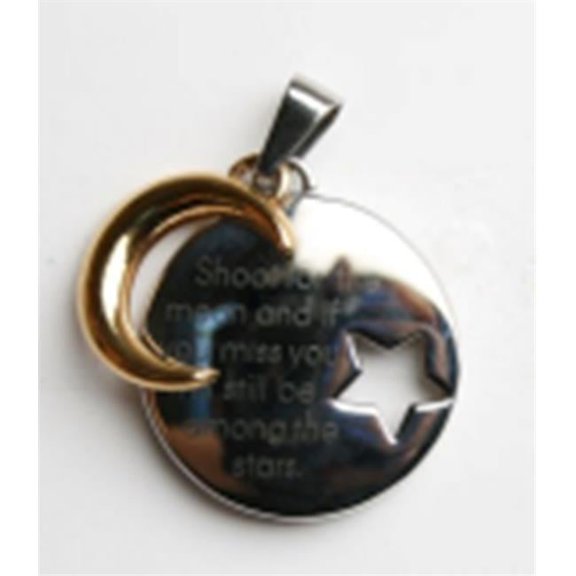 Jewelry Star & Moon Pendant