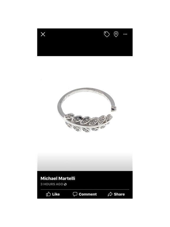 Jewelry Sterling Silver 999 Leaf Toe Ring
