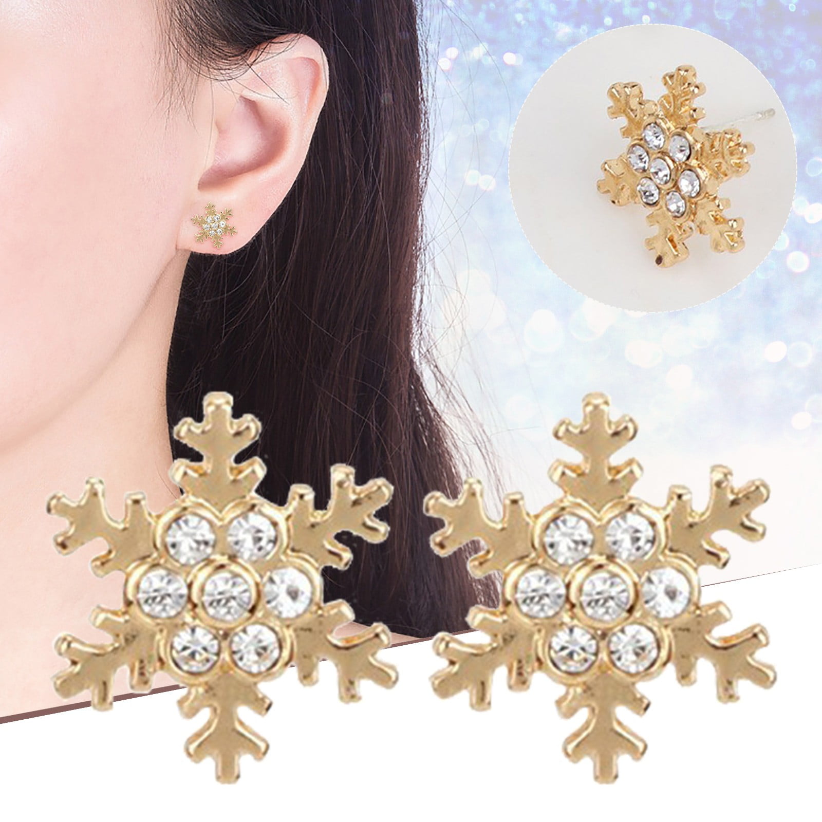 Artificial STARLIGHT Gold Earrings - Jewelry by Bretta