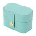 thumbnail image 1 of Jewelry Storage Box 2.6X1.5X1.9 Inch Jewelry Box Pu Leather Small Jewelry Box Mini Cute Storage Box Travel Portable Jewelry Box Suitable For Rings Earrings Pendants Watches Necklaces Storage, 1 of 8