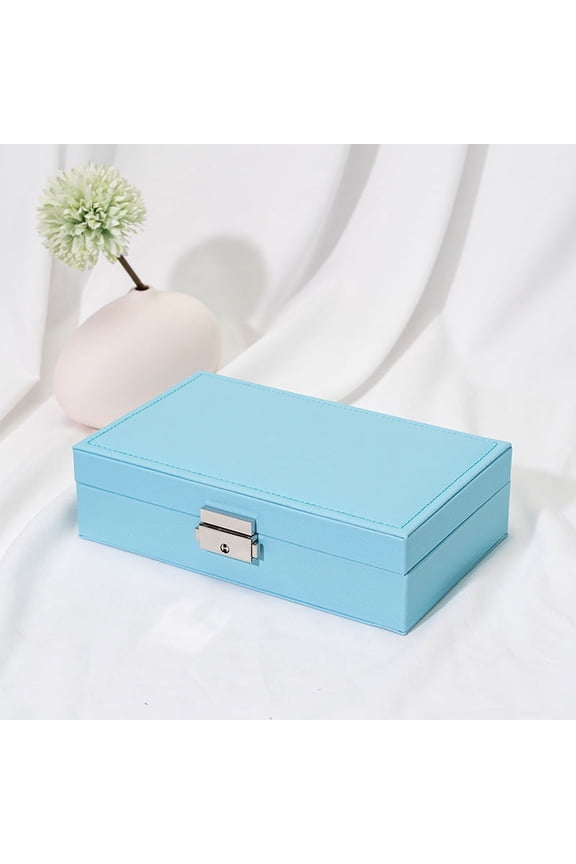 Jewelry Storage Box Portable Jewelry Box Jewelry Storage Box Multifunctional Earrings Storage Ring Necklace Arrangement