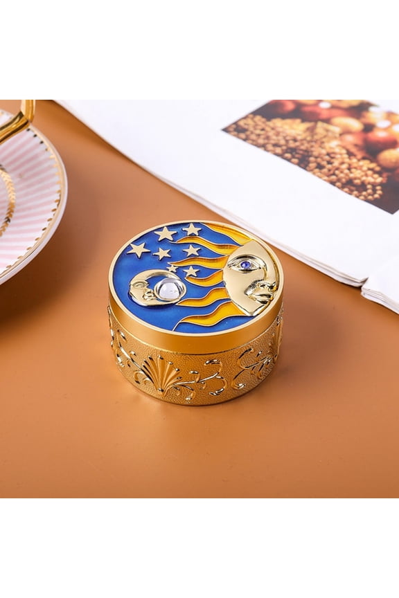 Jewelry Storage Box, Storage Box, For Trinket Necklace Gold