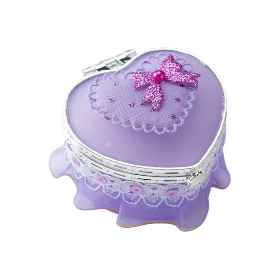 Jewelry Storage Organizer Heart Shaped Jewelry Box for Girl, Heart Make Up Mirror Jewelry Display Case for Earrings Rings Bracelets Gift for Girl 