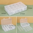thumbnail image 1 of Jewelry Store Beaded Loose Bead Storage Box Transparent Plastic Lattice Box Accessory Box Classification Lattice Small Parts Box L, 1 of 6