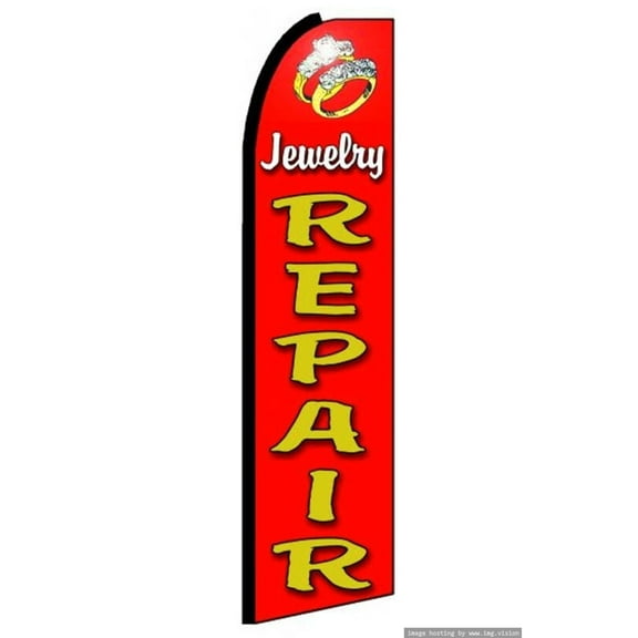 Jewelry Swooper Flag (Hardware Not Included) |Advertisement /Business Flags | Feather Flag |