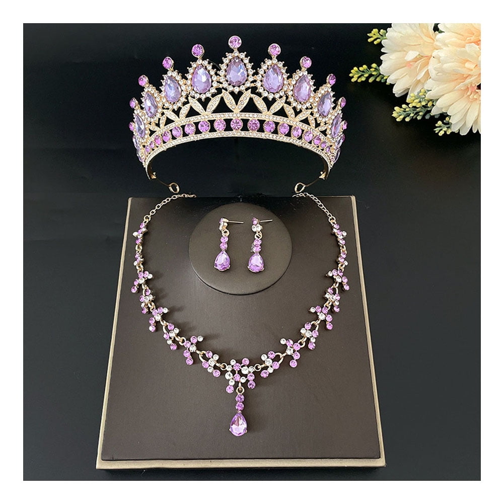 Purple Bridal Jewelry