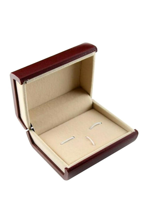 Jewelry Tie Bar Cufflinks Storage Box Red- Cufflinks Tie Clips Set