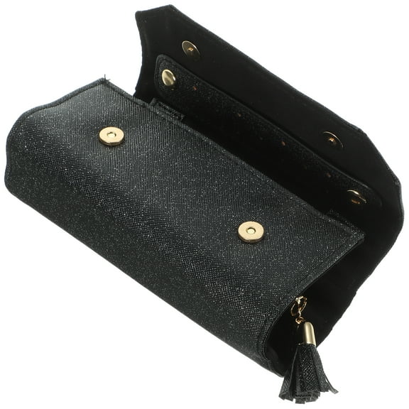 WHAMVOX Foldable Jewelry Travel Organizer Roll Bag Portable Jewelry Storage for Travel