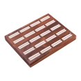 thumbnail image 1 of Jewelry Tray 20 Soft Slots Rings Display Stand for Rings Earrings Countertop beige, 1 of 8
