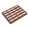 thumbnail image 1 of Jewelry Tray 20 Soft Slots Rings Display Stand for Rings Earrings Countertop white, 1 of 8
