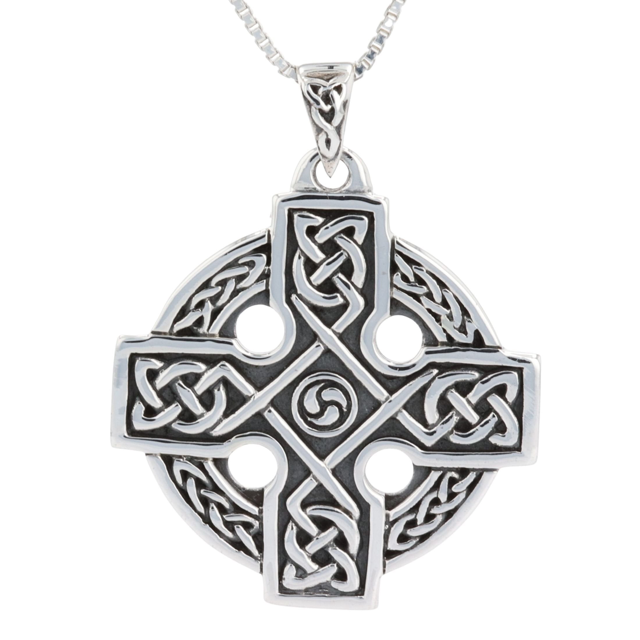 Jewelry Trends Celtic Trinity Knot Knights Templar Cross Sterling ...